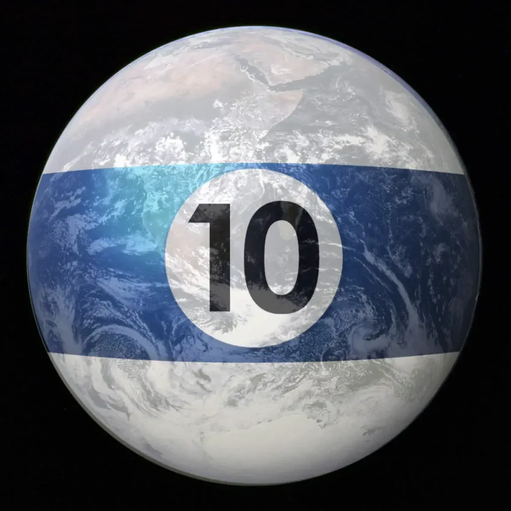 An image of Earth as a billiard ball. Despite being claimed by many reputable sources, the idea of Earth being as smooth as a billiard ball is a myth.