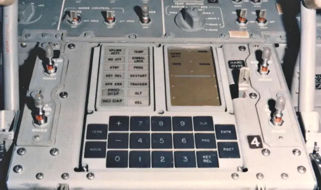 Moon Landings and digital age: Apollo lunar module DSKY keypad
