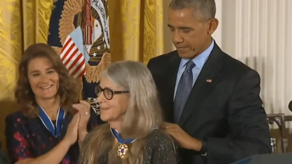 Margaret Hamilton and President Barck Obama. In 2016, Hamilton received the highest civilian honor in the United States: The Presidential Medal of Freedom.
