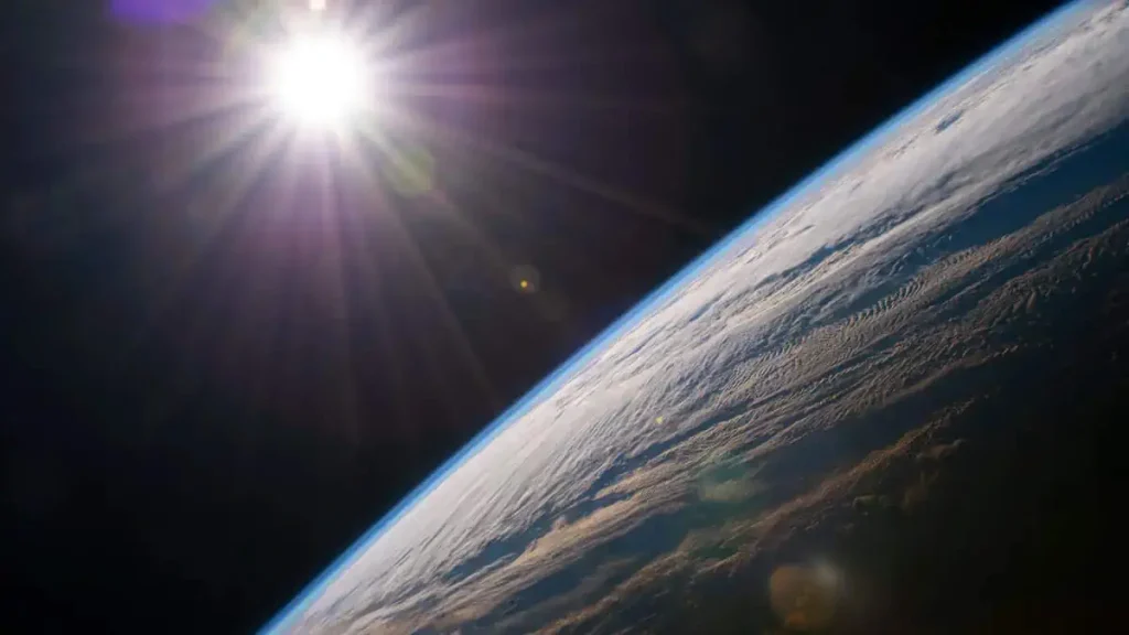 Sunrise from space