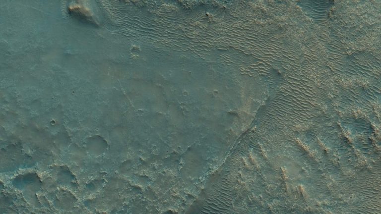 Perseverance rover from Mars orbit